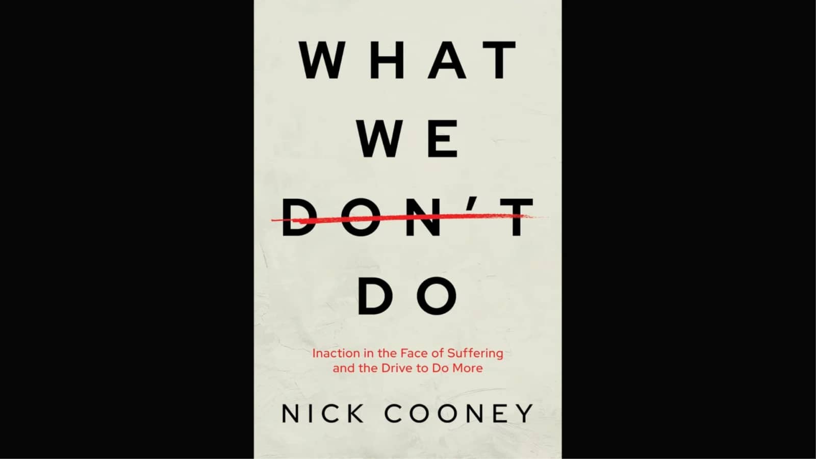 Book Discussion: What We Don't Do