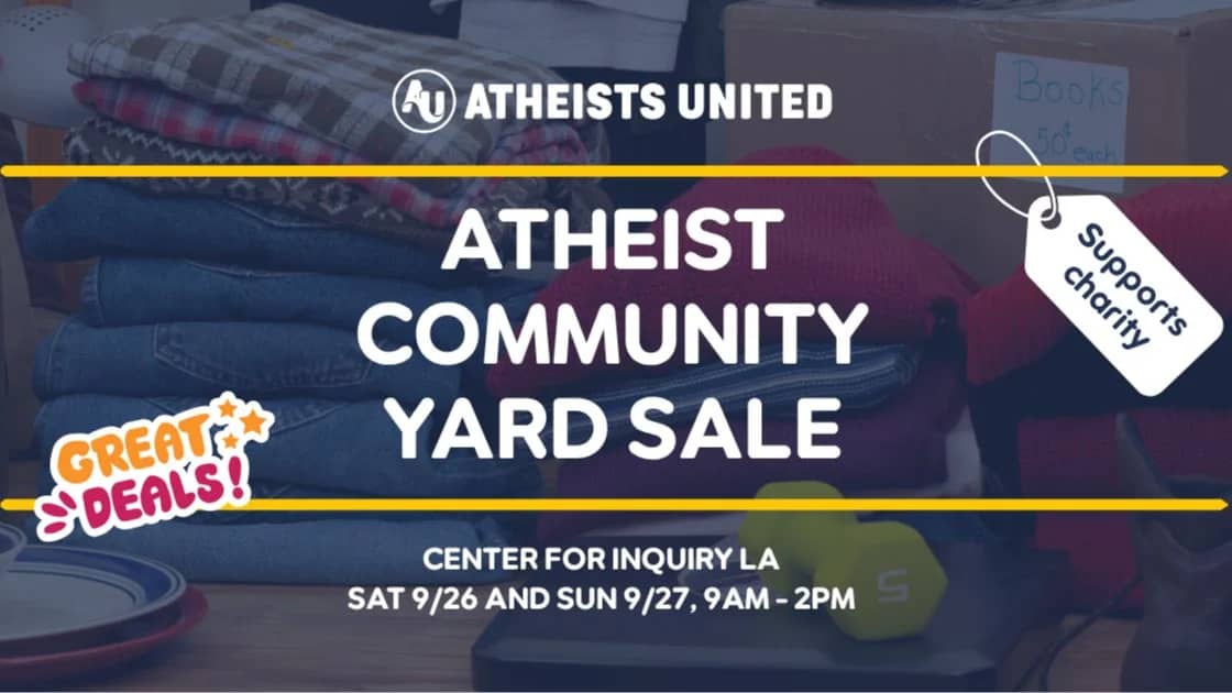 Atheist Community Yard Sale