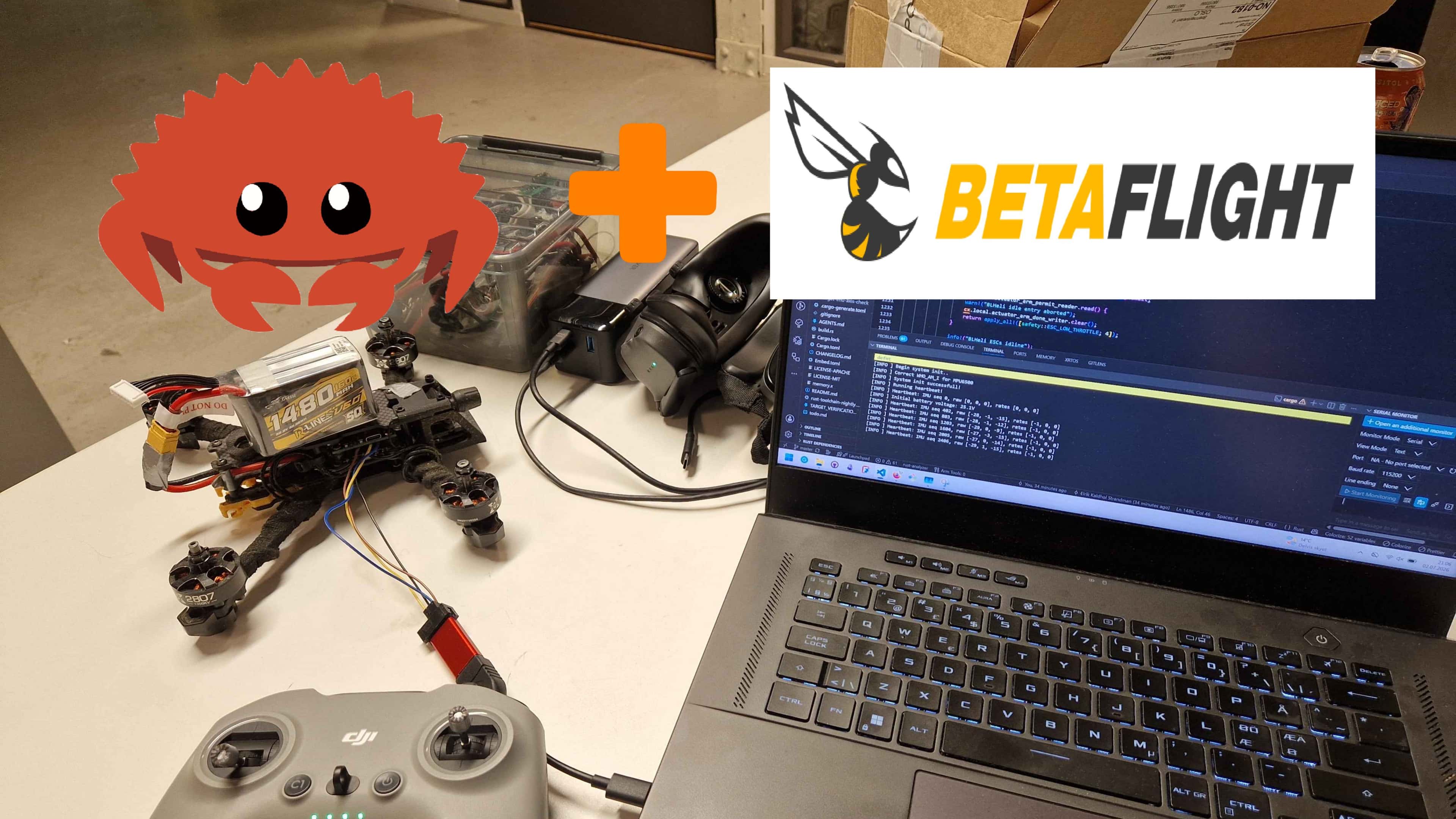 Making a Rust-based flight controller