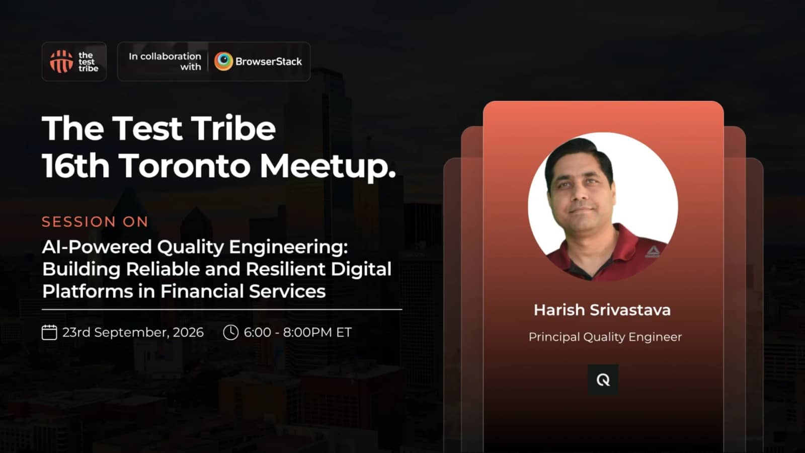 AI-Powered Quality Engineering: Building Reliable & Resilient Digital Platforms | TTT Meetup