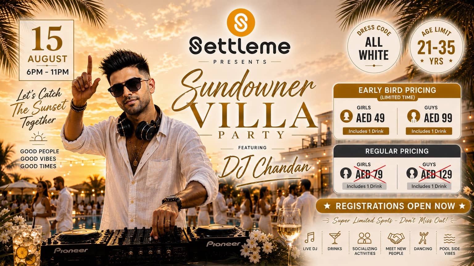 SUNDOWNER VILLA PARTY by SettleMe