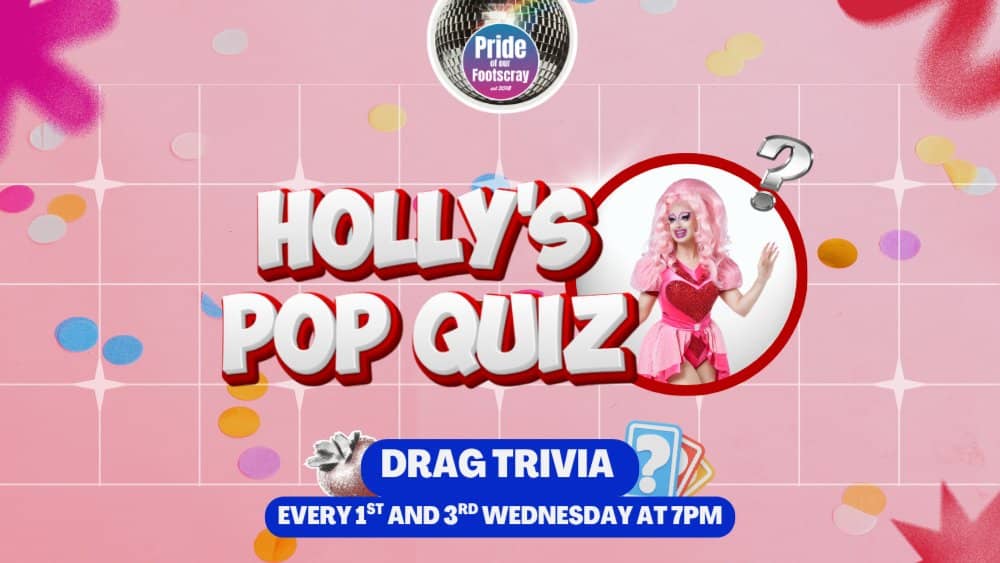 Holly's Pop Quiz Drag Trivia (GENERAL KNOWLEDGE THEME)