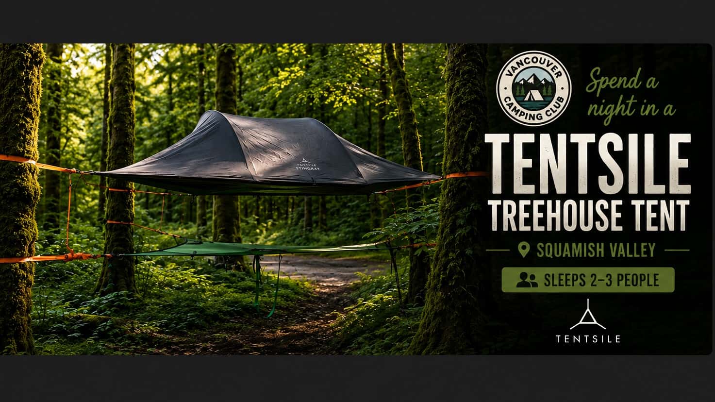 Night in a Tentsile Treehouse Tent
