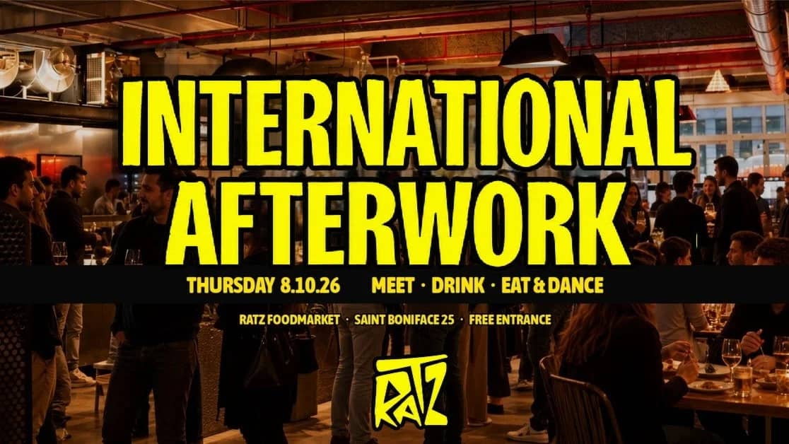 INTERNATIONAL AFTERWORK & PARTY AT LE RATZ FOOD MARKET — THU. 08.10 | FREE ENTRY