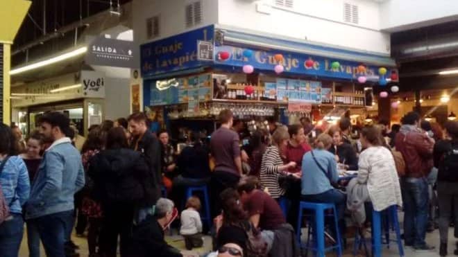 MERCADO DE SAN FERNANDO y tardeoo en LA LATINA 😃🍻🍷👌