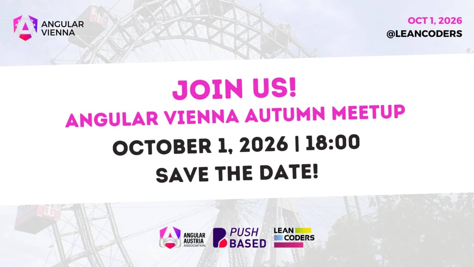 Angular Vienna - October Meetup