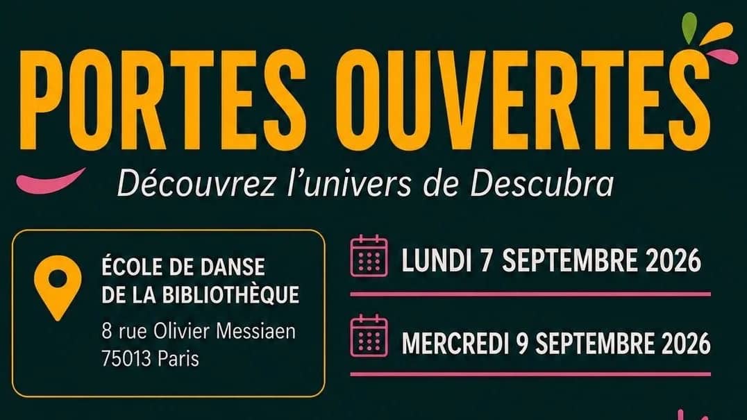 PORTES OUVERTES – DESCUBRA
🇧🇷 Danses Brésiliennes à Paris 🇫🇷