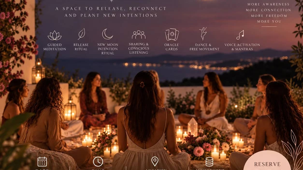 NEW MOON WOMEN’S CIRCLE – MEDITATIONS, RITUALS & CONNECTION
