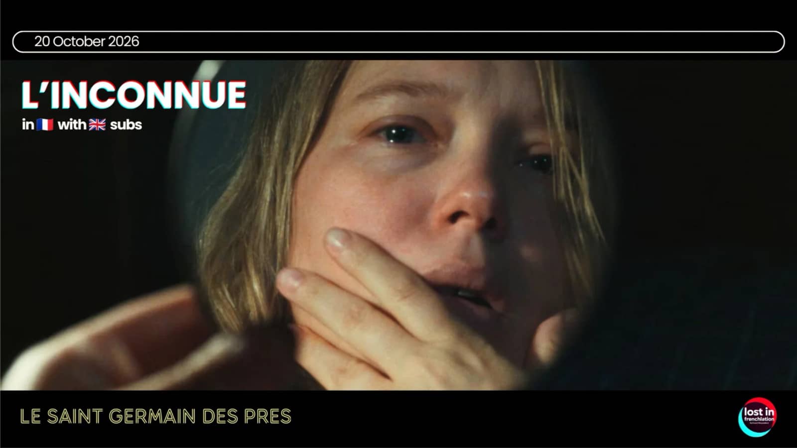 Drinks & Movie Night 🍿 L’Inconnue + Q&A with the director