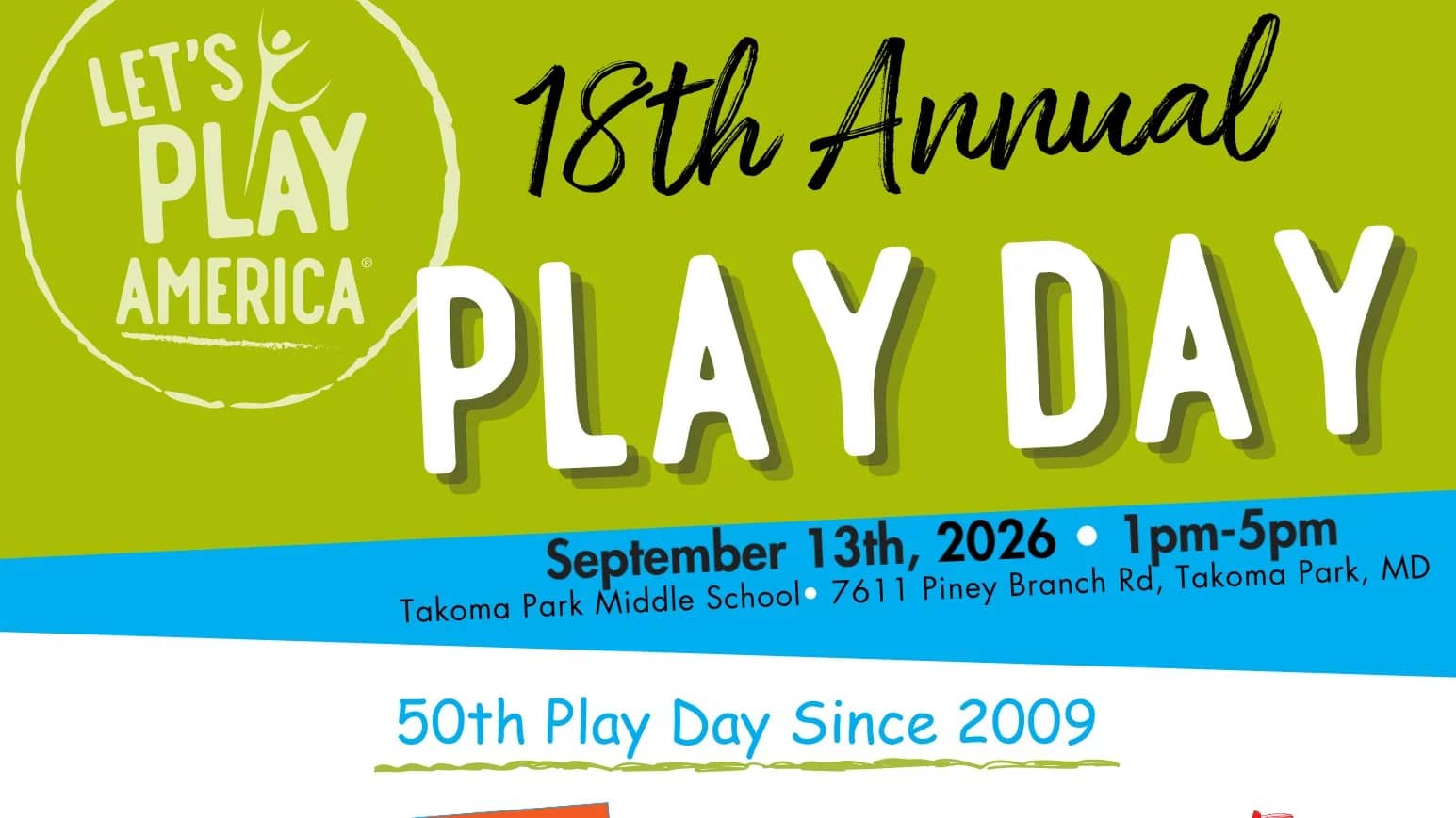 Meetup at the Takoma Park Play Day!