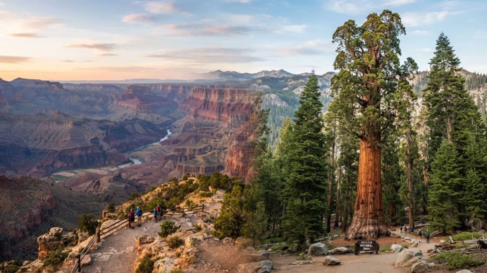Grand canyon, Death Valley, Sequoia trip (5d)