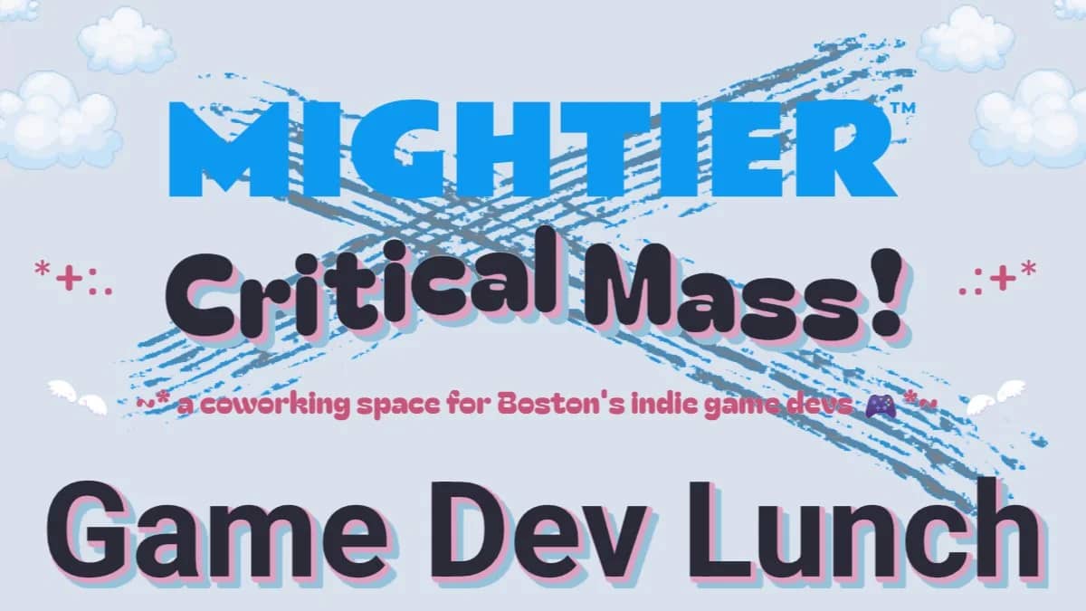 Friends of BGD Event: Mightier X Critical Mass - Game Dev Lunch Crossover!