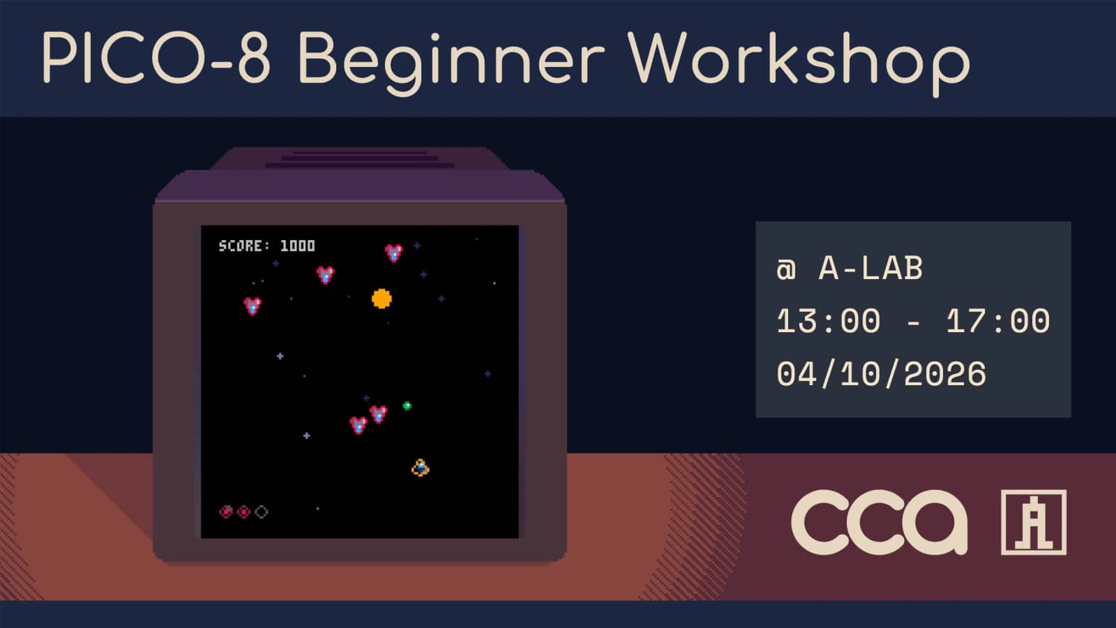 PICO-8 Beginner Workshop @ A Lab