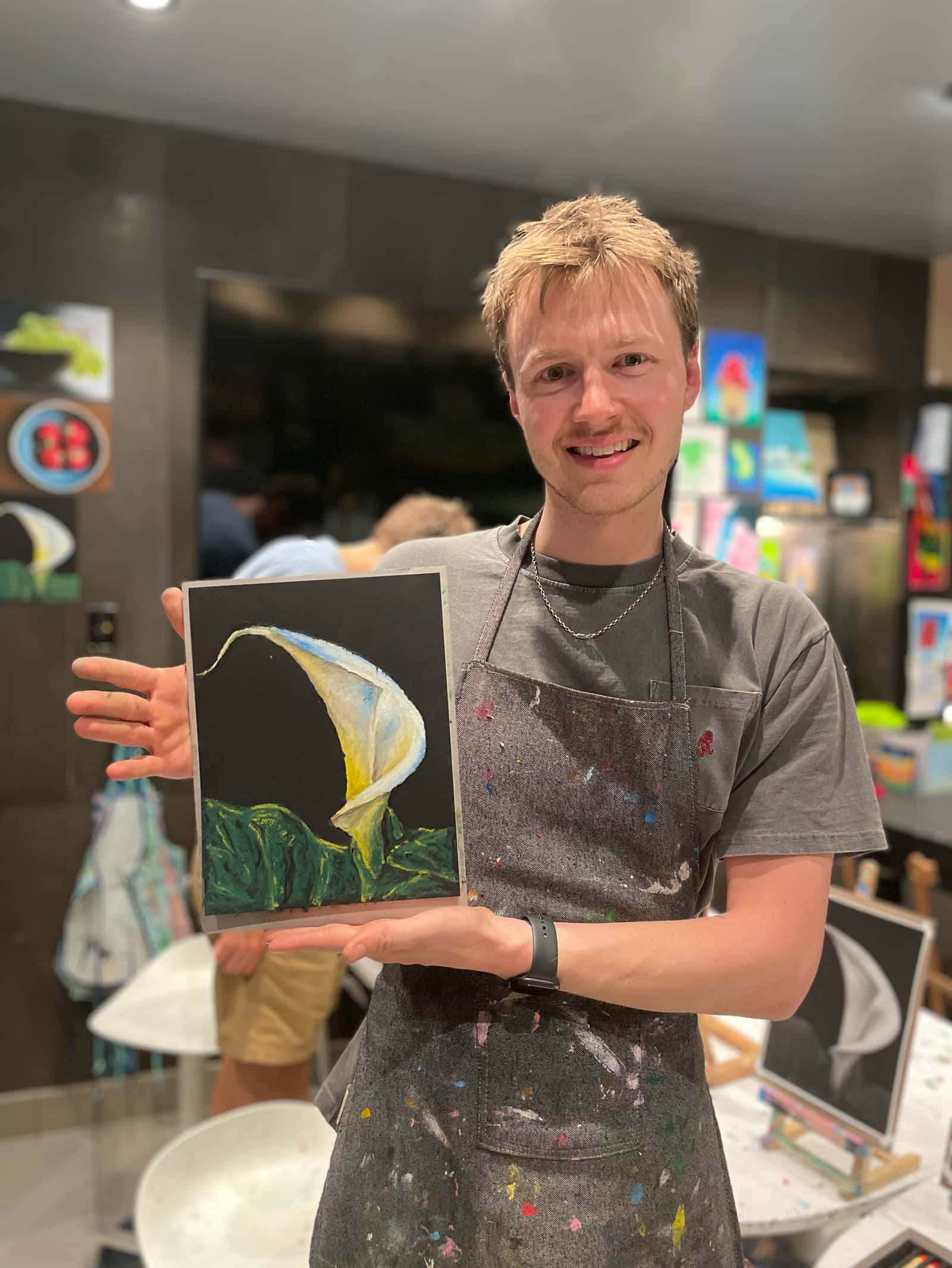 Adult Oil Pastels Drawing Class