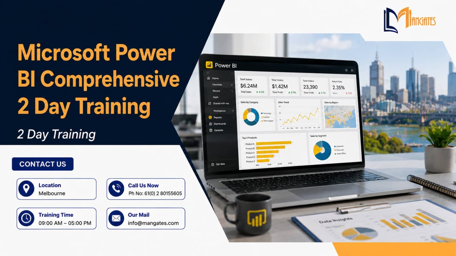 Microsoft Power BI Comprehensive – 2 Day Training Melbourne