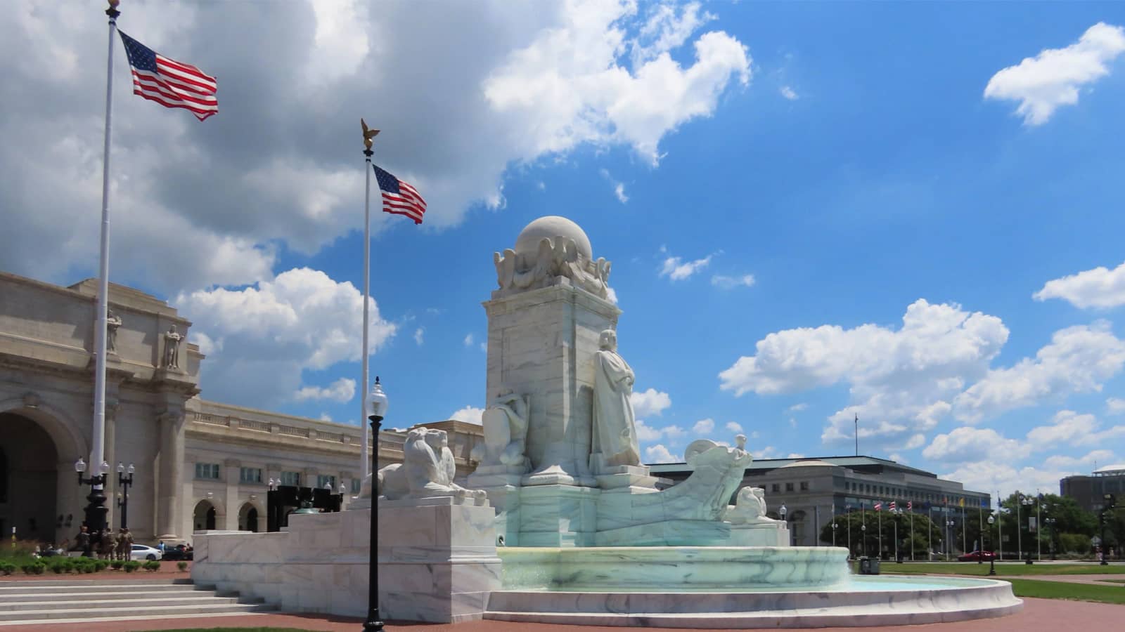 Fountains and Gardens on Columbus Day
