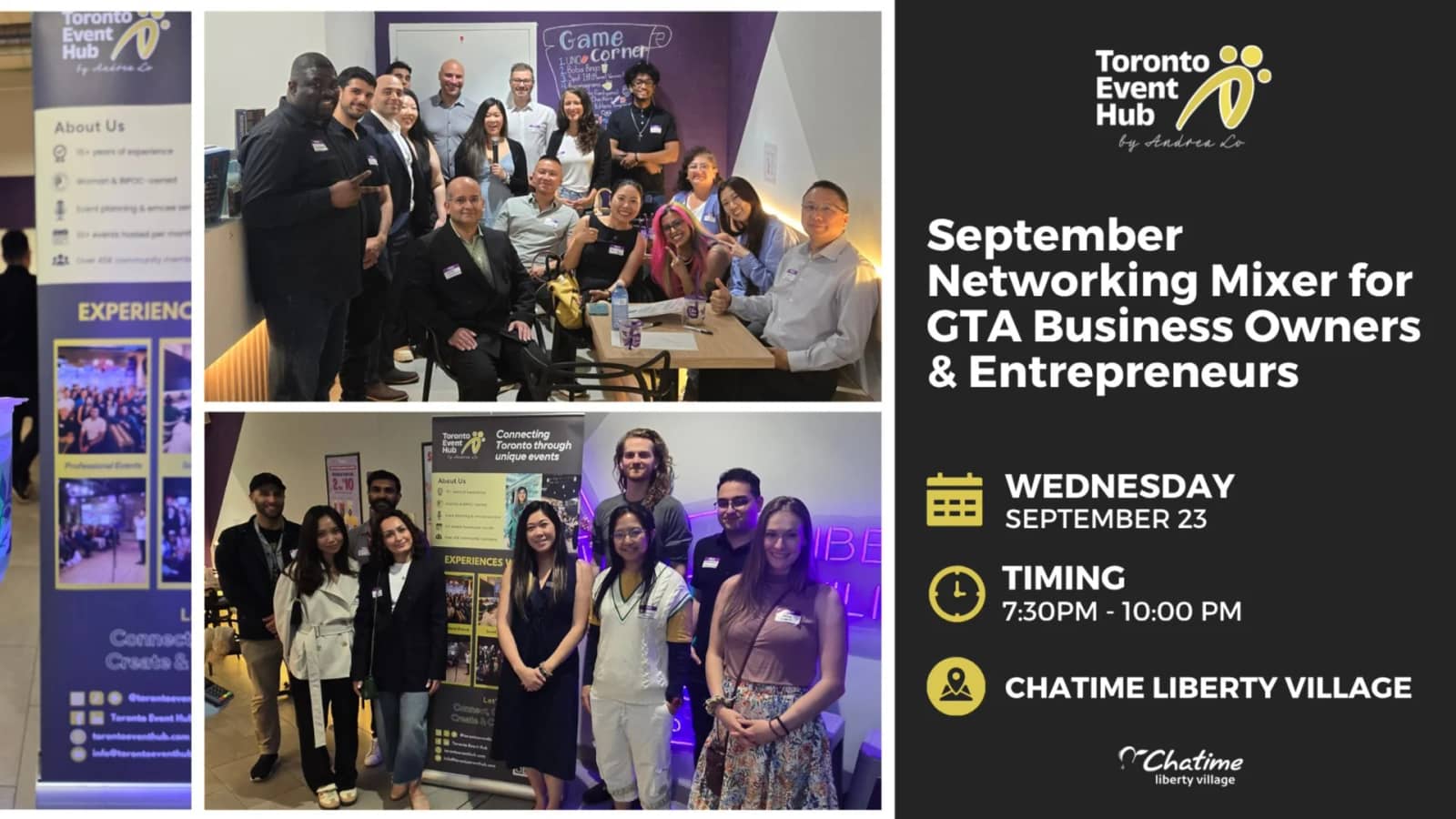 🤝 September Networking Mixer for GTA Business Owners & Entrepreneurs