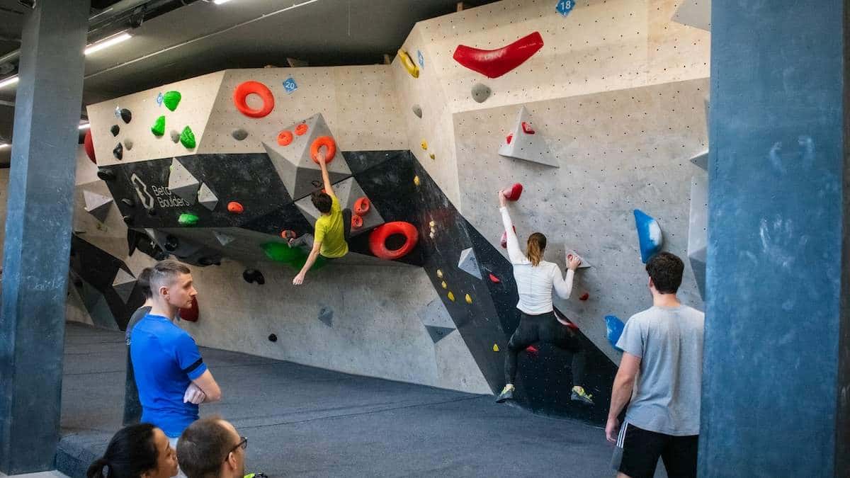 Boulder at Beta - Beginners Friendly + free climbing shoe rental