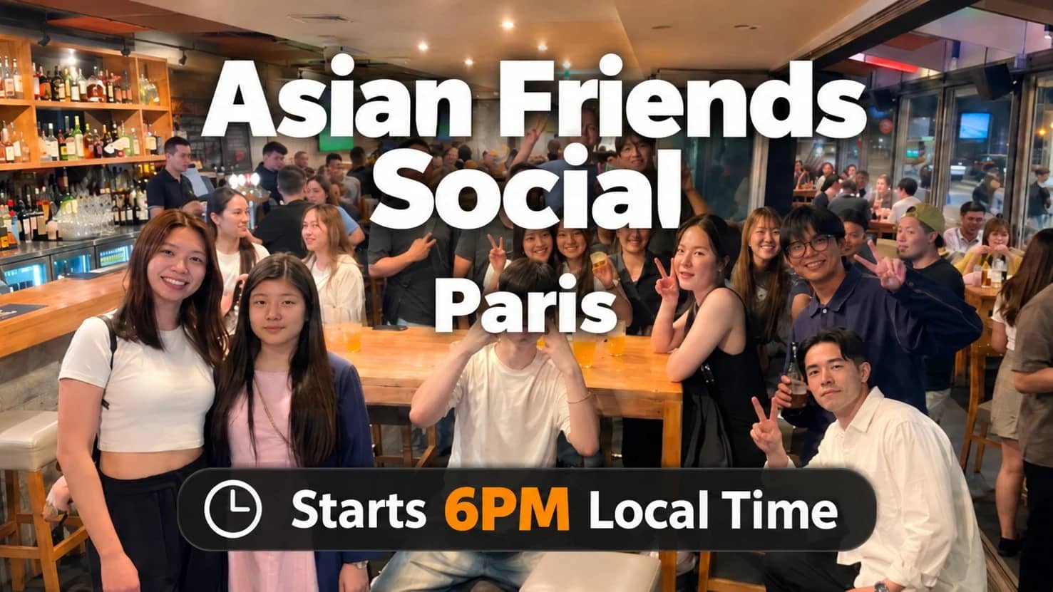 🍜Asian Background Social: Lounge Asia Paris (Easy English) @6pm