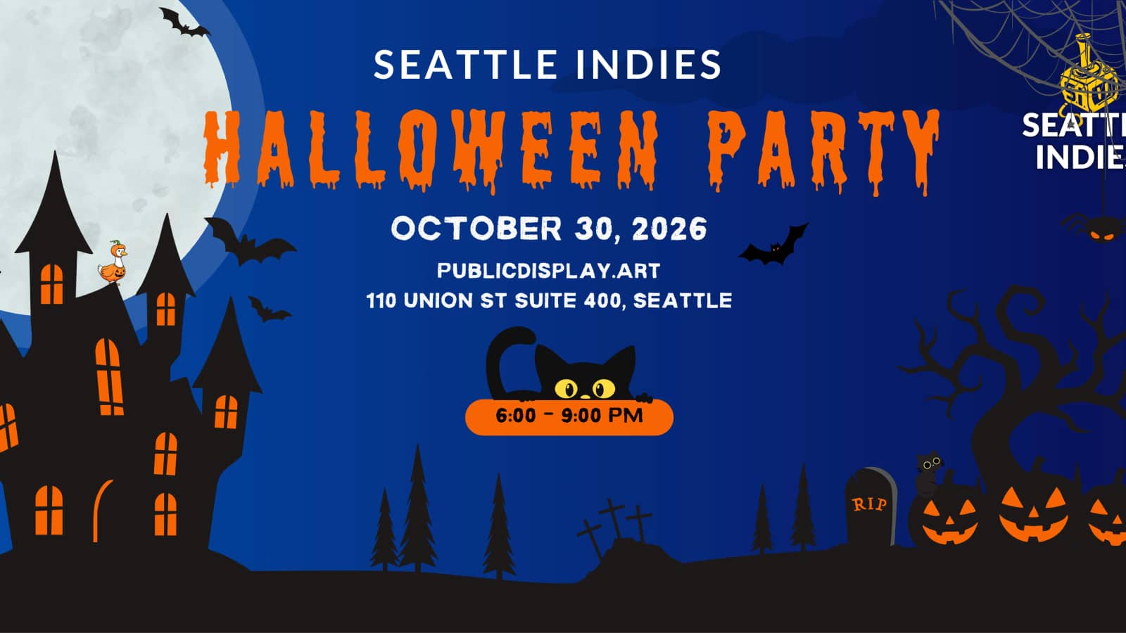 Seattle Indies Halloween Party