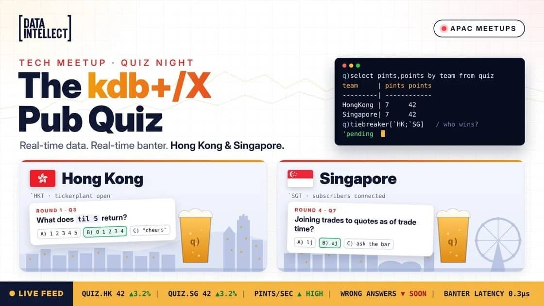 The kdb+/X Pub Quiz - Hong Kong