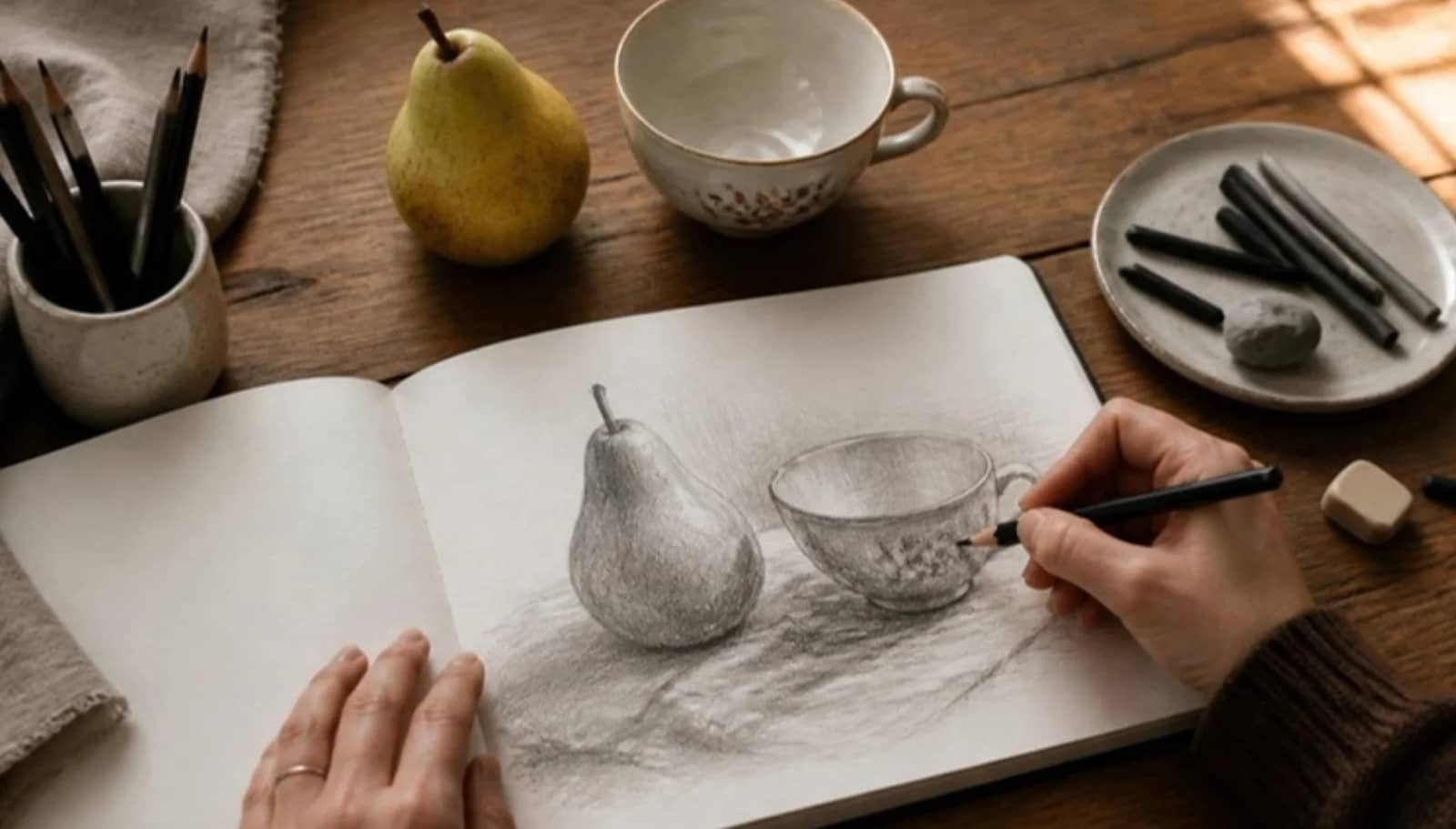 Richmond Modern Landscape Pencil Class for Beginners