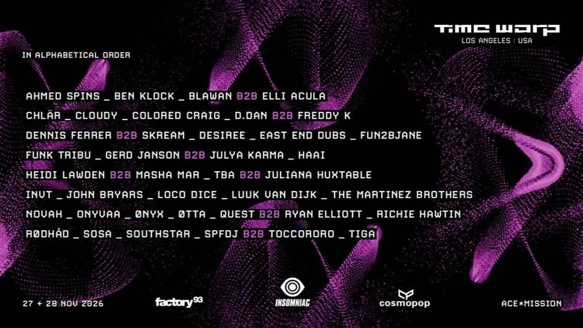 π Time Warp Los Angeles 2026 @ Ace * Mission Studios (21+) π