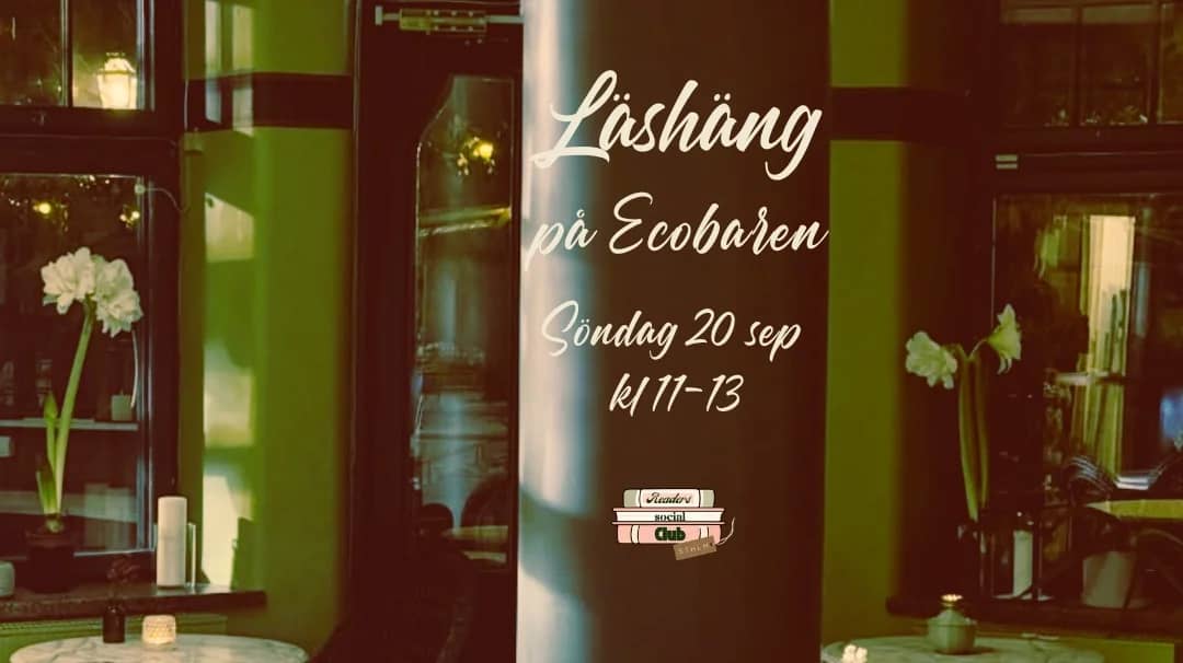 Läshäng på Ecobaren / Silent reading in Ecobaren