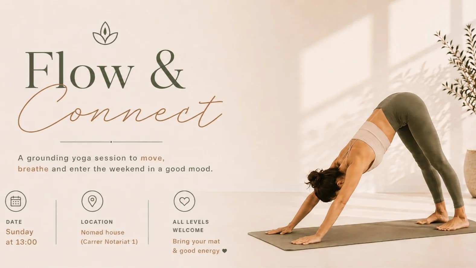 Flow & Connect: Yoga Session & Social Hangout (FREE entry)