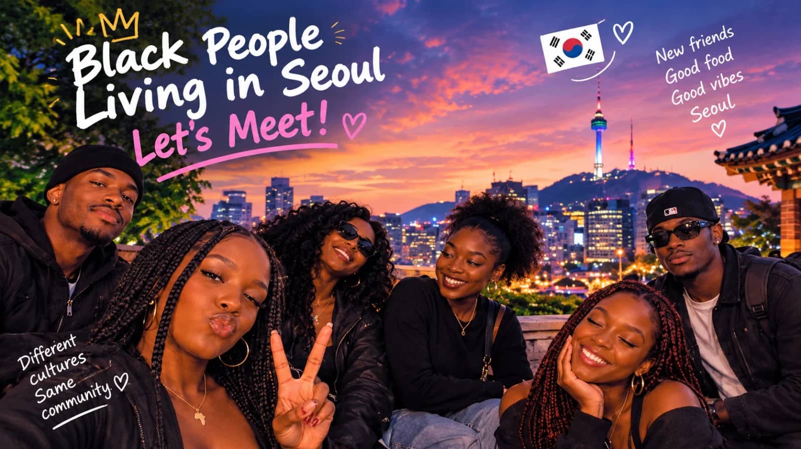 ๐ค๐ฐ๐ท BLACK PEOPLE LIVING IN SEOUL โ LETโS MEET! | BBQ & MEET & GREET ๐