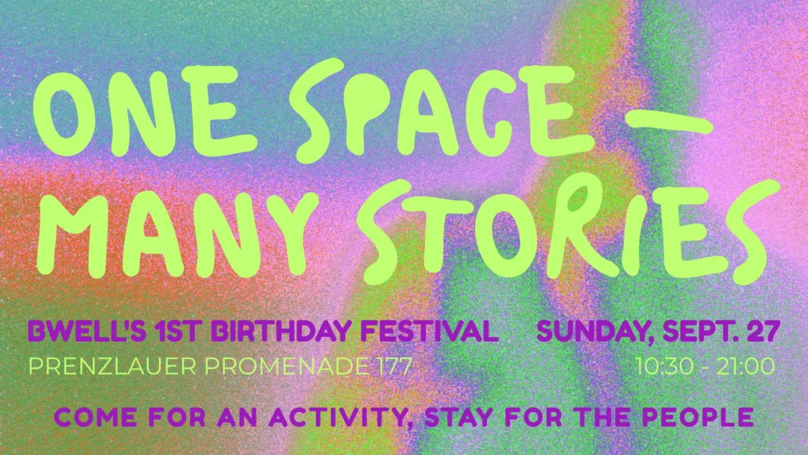 One Space, Many Stories