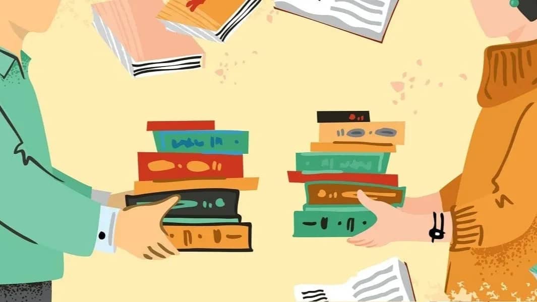Intercambio y cata de libros