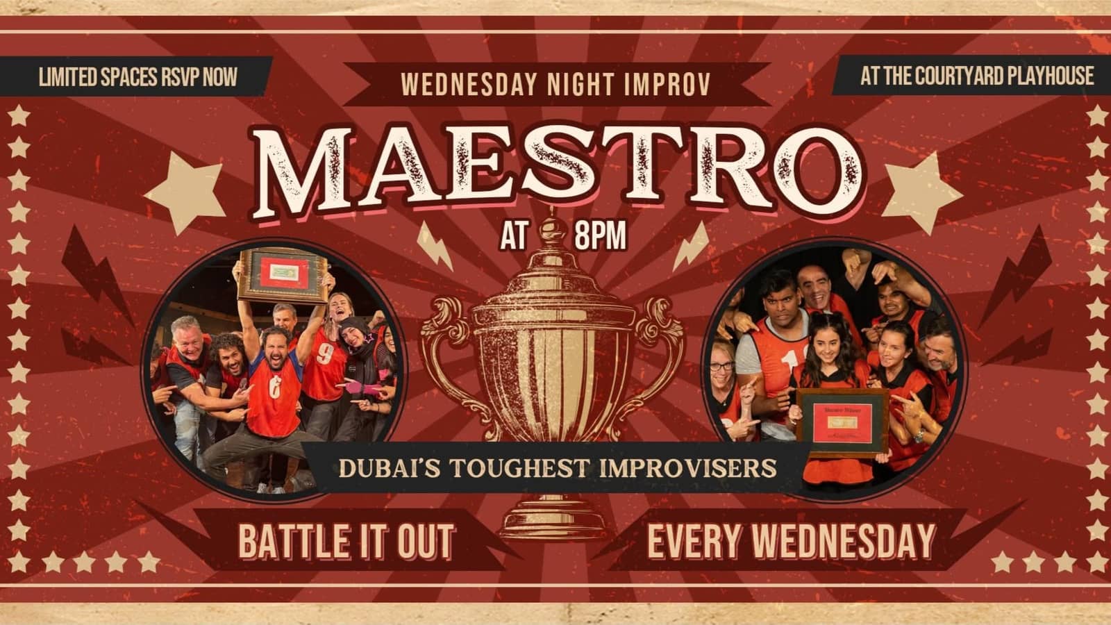 WEDNESDAY NIGHT IMPROV: MAESTRO WED 19 AUG 2026