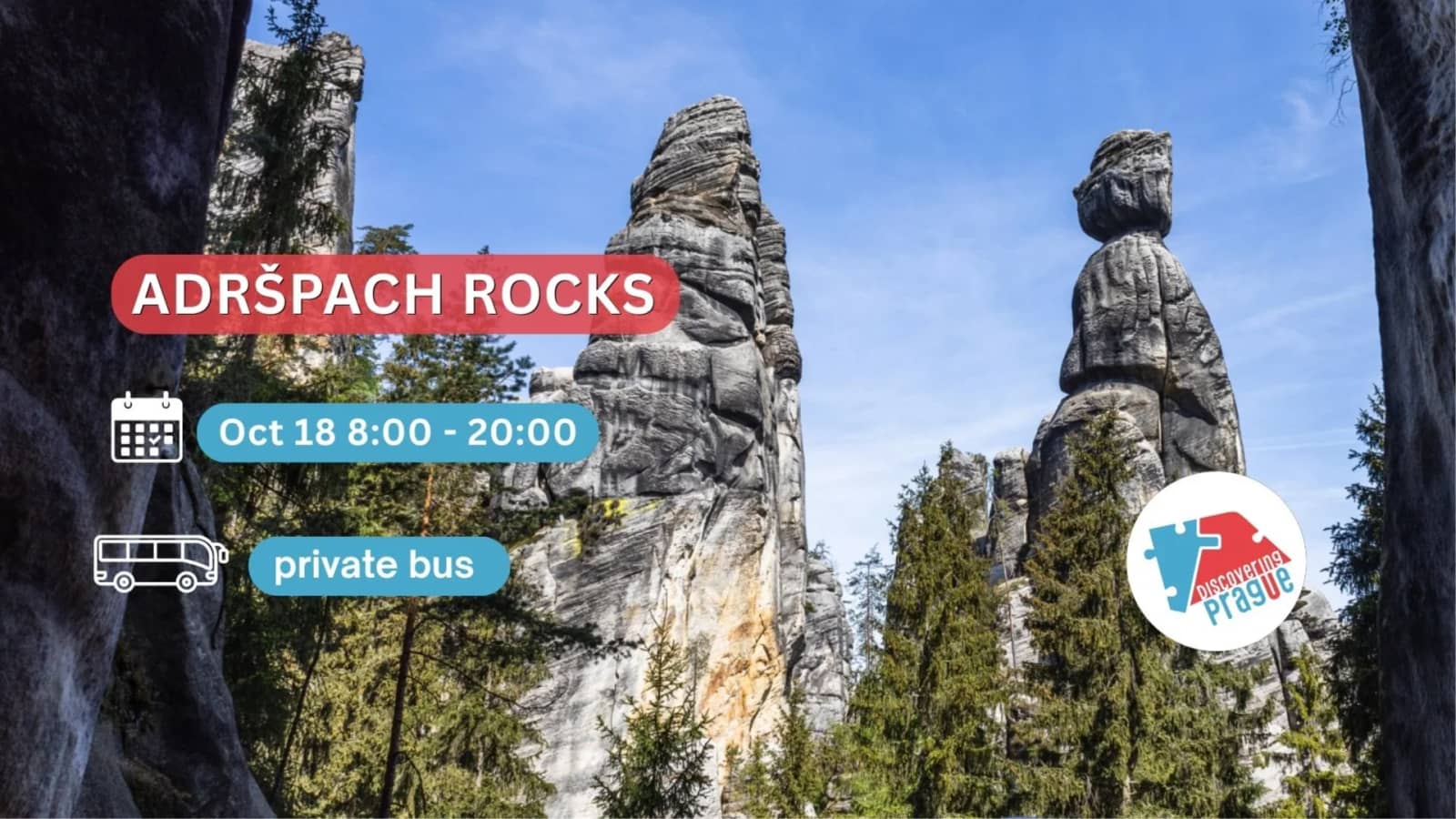 Let's hike in the Adršpach Rocks!