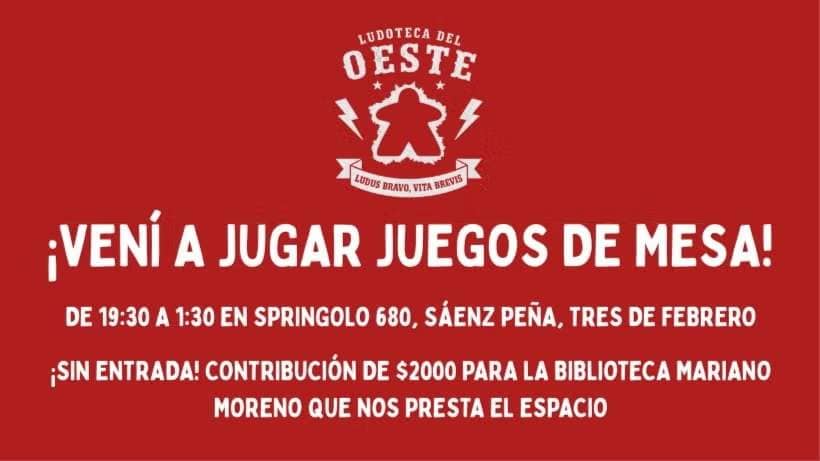 Game Nights at Ludoteca del Oeste