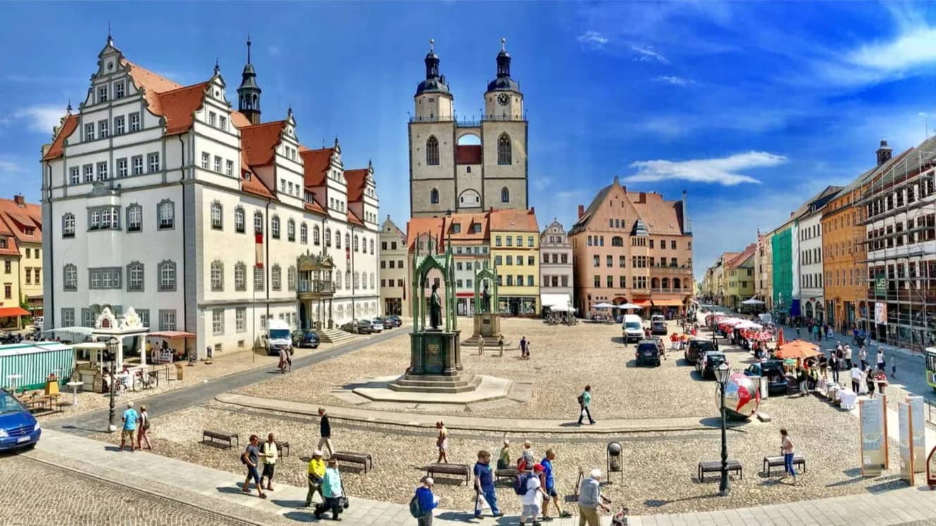 Lutherstadt Wittenberg Town and Hike π« π π From Berlin π