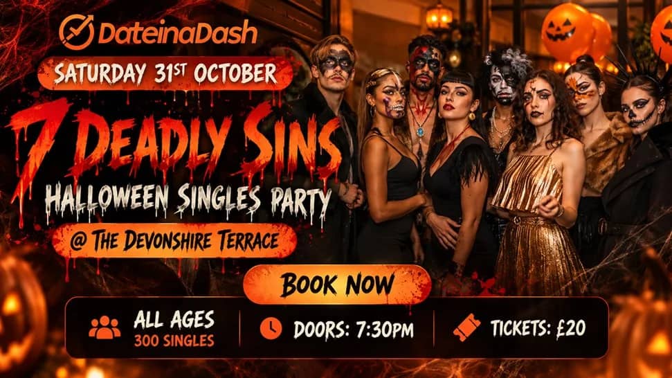 **100 FREE TICKETS!** Seven Deadly Sins: Halloween Singles Party (Ages 21-45)