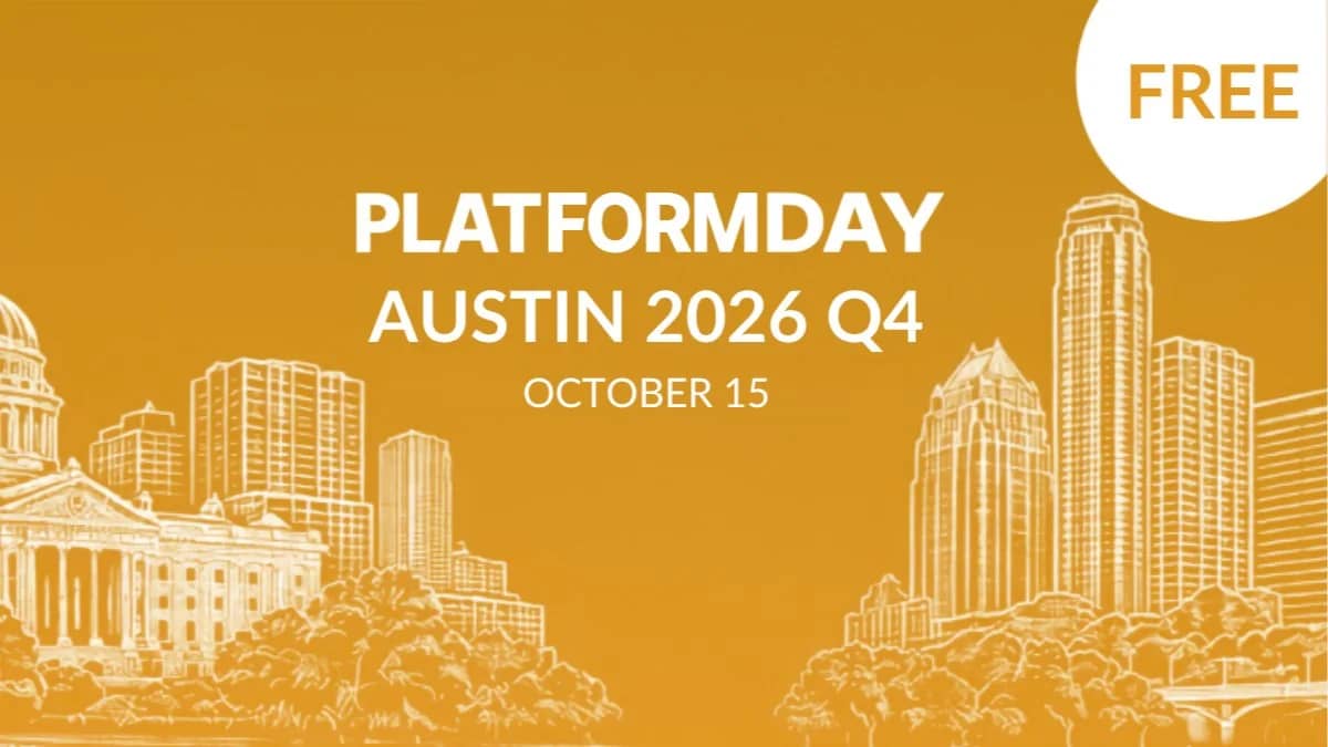 PLATFORMday: In-Person Platform Engineering Event | Austin | Q4 2026