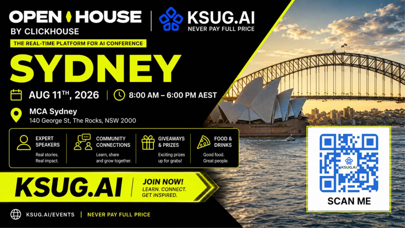 KSUG.AI x The Real-Time Platform for AI Conference Sydney - 11 Aug 2026