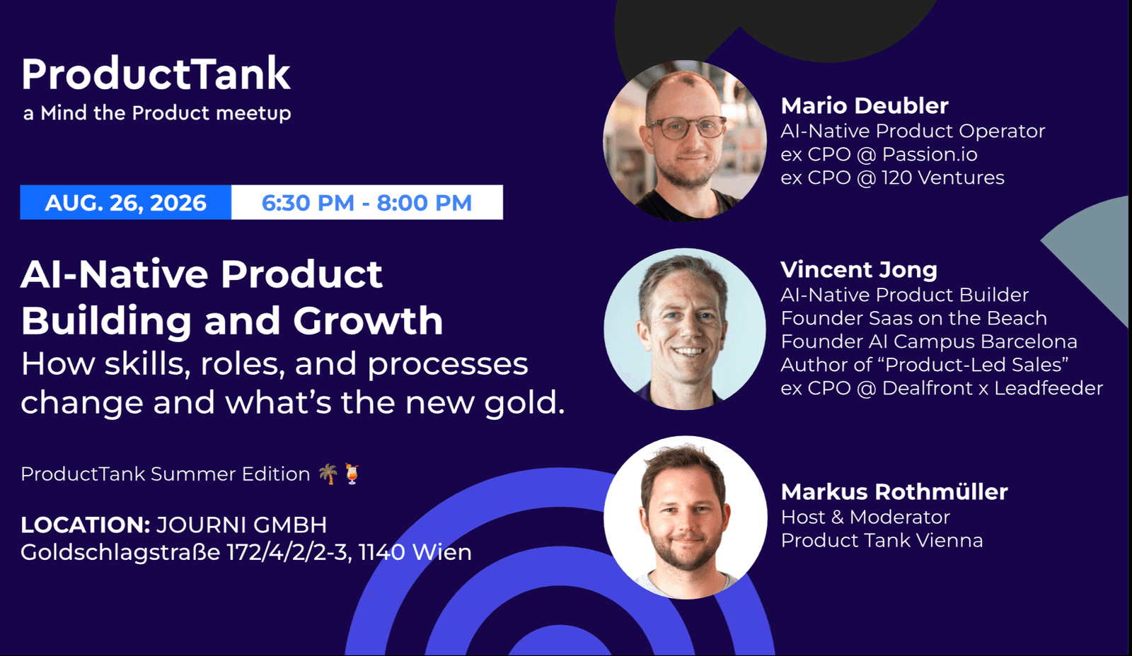 ProductTank Vienna - AI-Native Product Building & Growth
