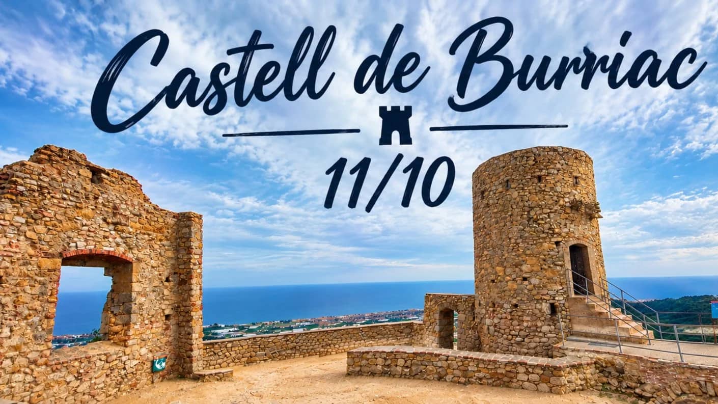 Castell de Burriac Por Lugar Especial. Vilassar de Mar. 14€. Tren. 14km 450m.