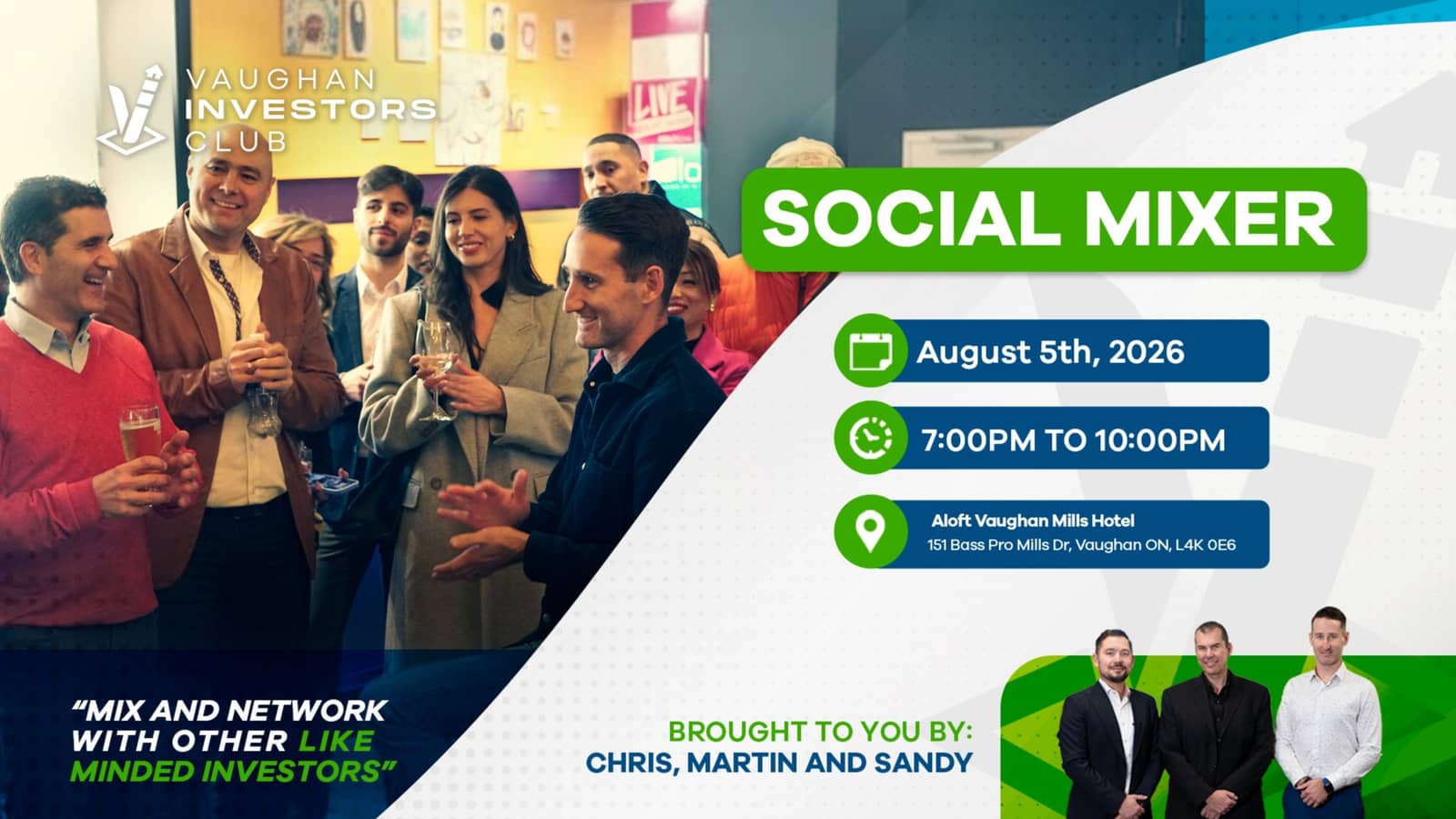 Vaughan Investors Club | Investor Social Mixer