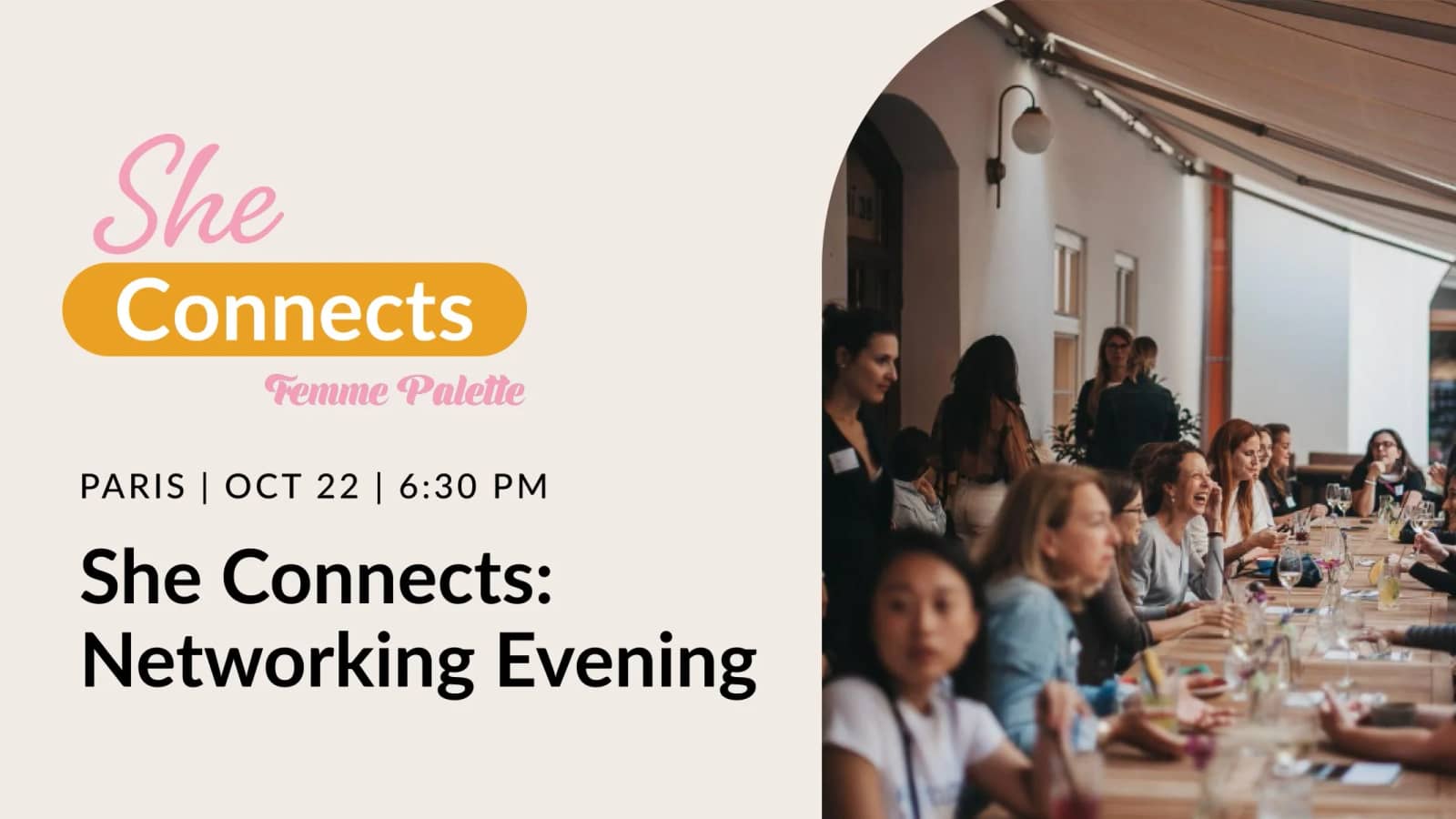 She Connects: Women’s Networking Evening, by Femme Palette