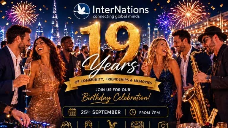 InterNations Dubai 19th Birthday Bash