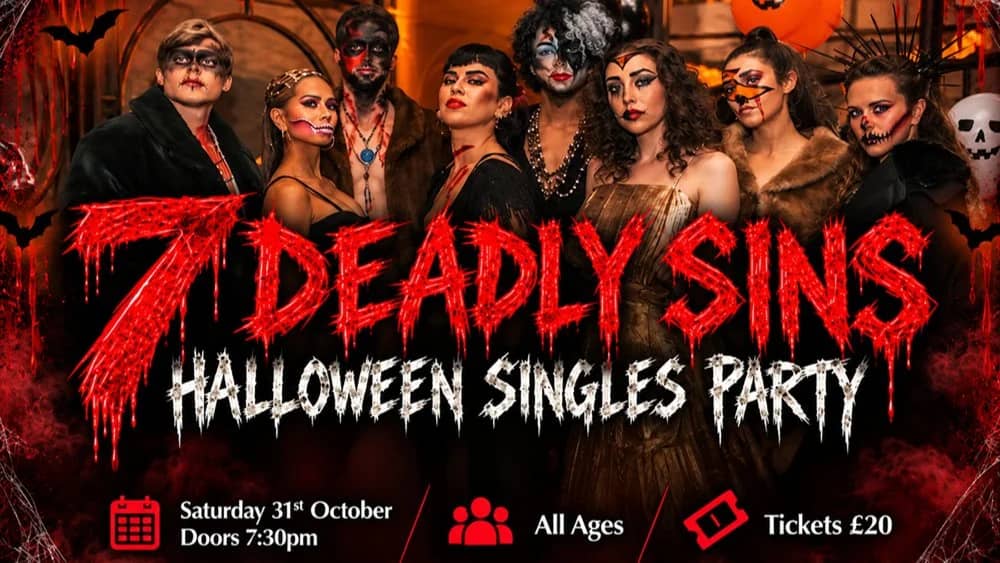 **100 FREE Tickets!** 7 Deadly Sins: Halloween Singles Party (All Ages)