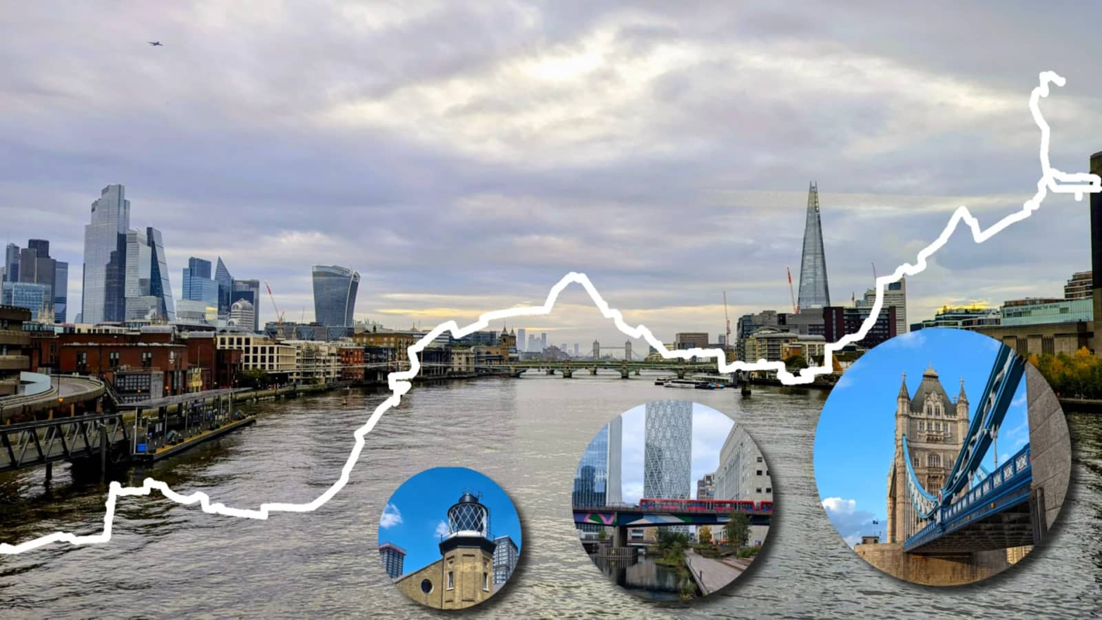 🟢🚶♂️ Walk: Cityside Riverside (Canning Town → London Bridge)
