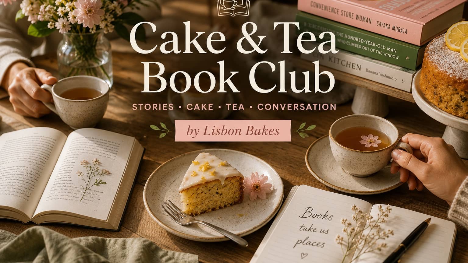 Convenience Store Woman Book Discussion | Cake & Tea Book Club Lisbon