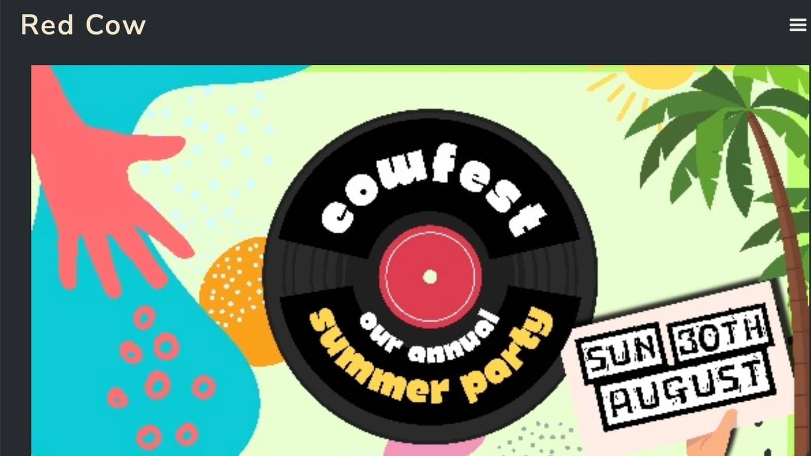 COWFEST Summer Party at the Red Cow in Richmond