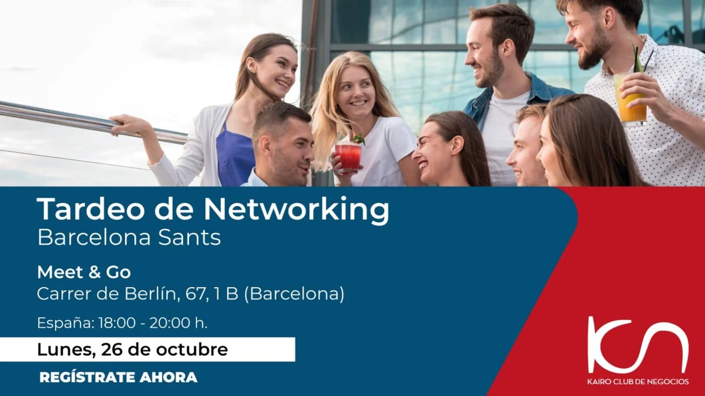 Eat & Meet KCN Tardeo Networking Barcelona Sants - 26 de octubre