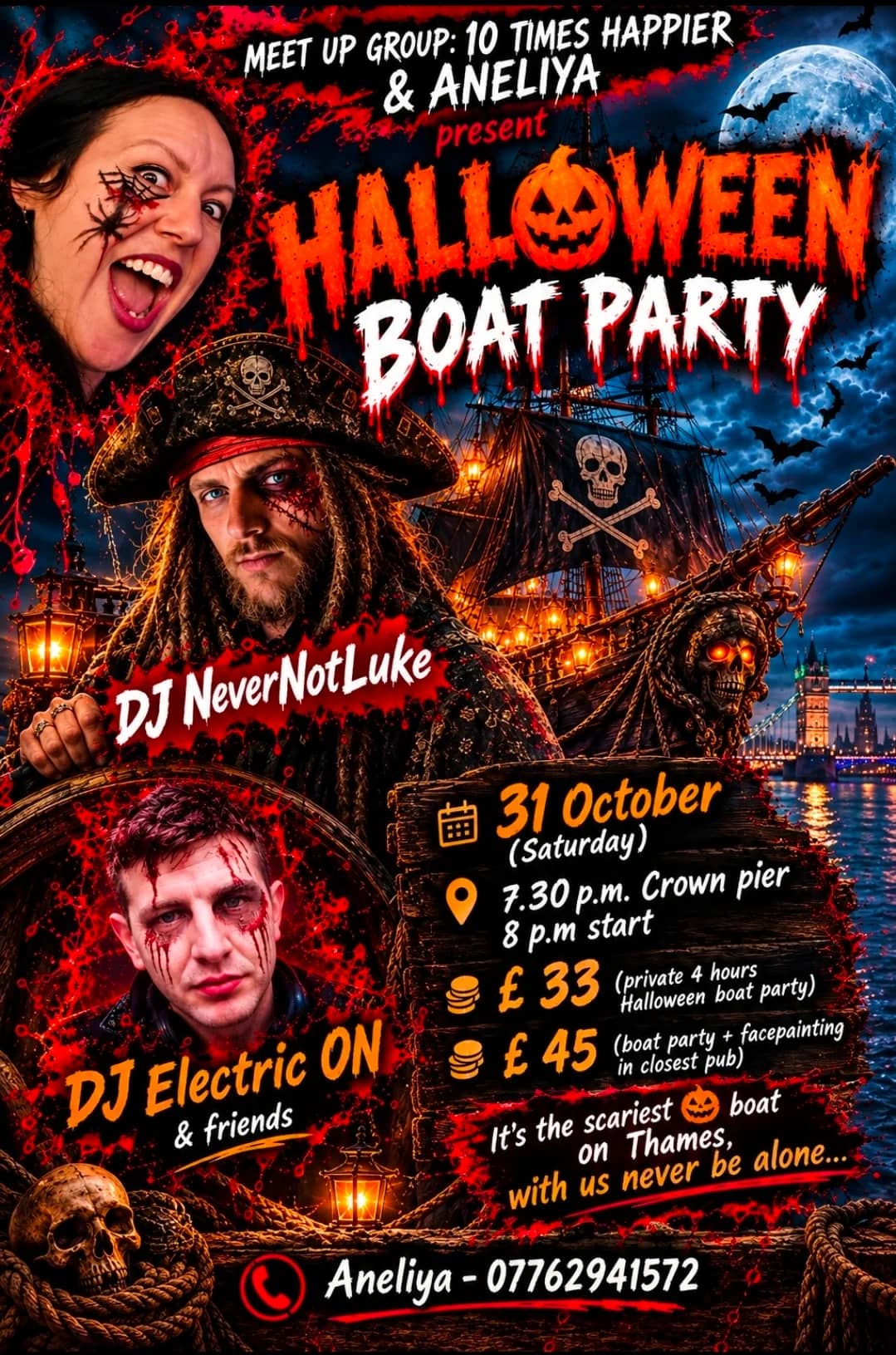 HALLOWEEN BOAT PARTY